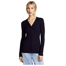 PK18A86HX Mujeres 100% cashmere Cardigan Sweater